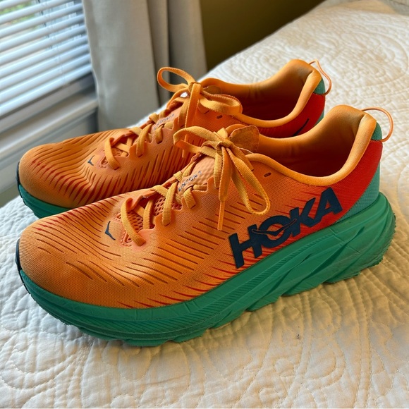 Hoka Shoes Hoka Rincon 3 Orange Road Running Shoes 95d Poshmark